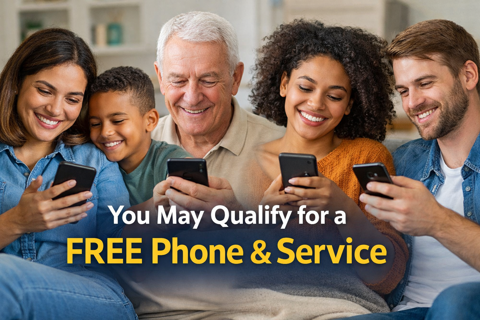 You may qualify for a free phone and service